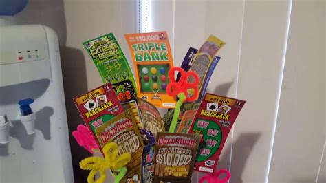 Easy DIY lottery ticket bouquet! ♡☆ PINTEREST INSPIRED.
